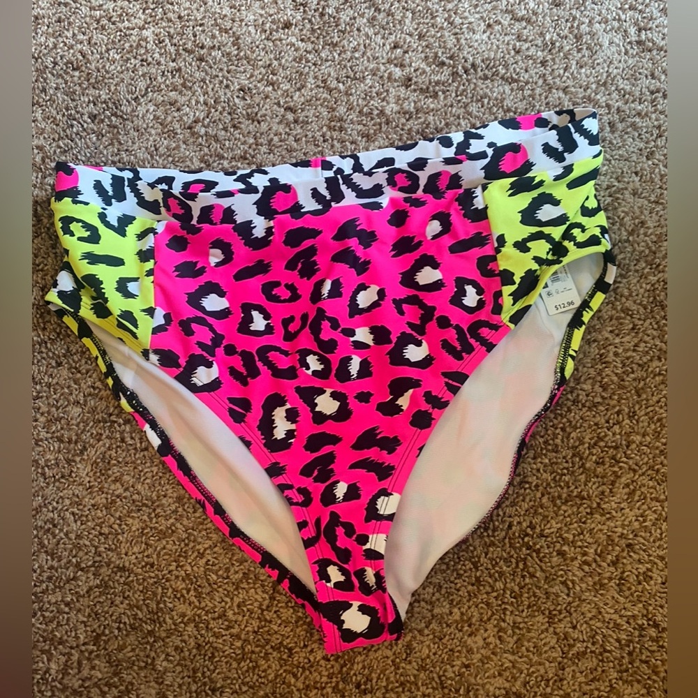 XL NWT high waisted bikini bottoms